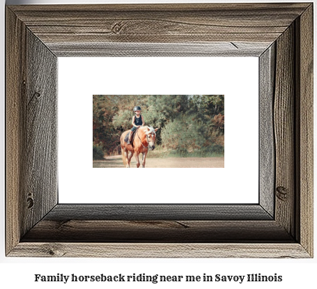 family horseback riding near me in Savoy, Illinois